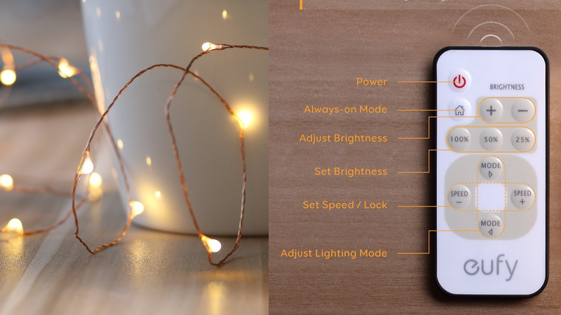 Eufy String Lights with Remote Control $13 | Eufy String Lights $11 with code EUFY1601